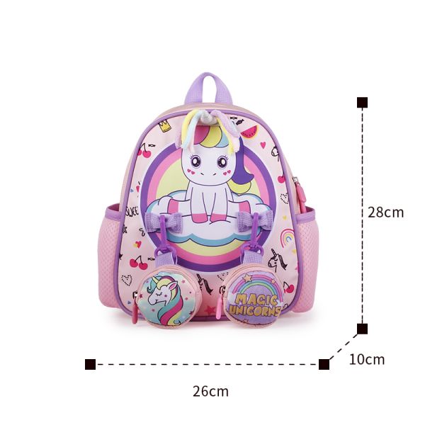 Wholesale Mini Kids Book Bag Polyester Fiber Kindergarten School Bag Kids Backpack