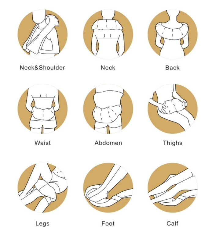 3D Shiatsu Neck Shoulder Massager With Human Hands Massage Imitation