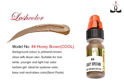 Pigmento permanente semi de creme natural da composição de Brown Eco do mel para a tatuagem da sobrancelha