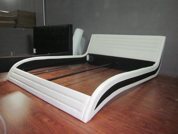 bedroom furniture leather bed B03