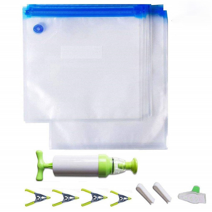 Хранение уплотнения вакуума доказательства 0.26mm утечки 100% кладет молнии в мешки двойного слоя