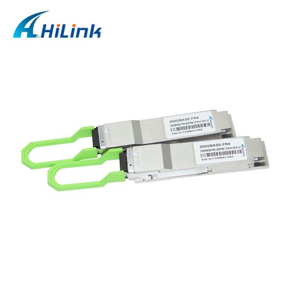 Двухшпиндельный модуль приемопередатчиков стекловолокна LC с FEC 200G QSFP56 PAM4 FR4 4×50G 2KM