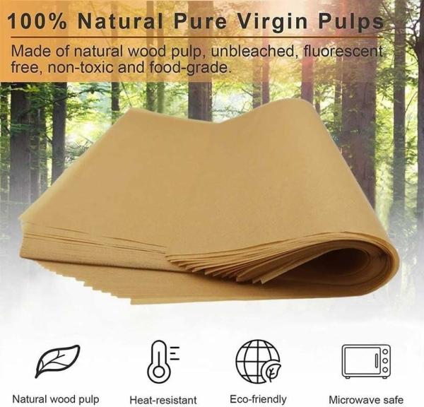 Silicone Coated Baking Parchment Paper Jumbo Roll Unbleached Silicone Coated Nonstick Greaseproof