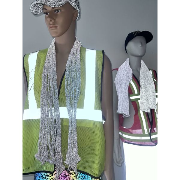 Reflective Yarn Reflective Fabric High Reflective Knitting Thread Reflective Cap