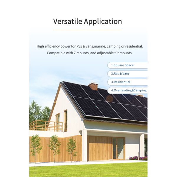 Durable 160A Residential Solar PV , Weatherproof Solar Voltaic Panels
