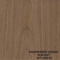 Placage en bois de noyer Recon coupé en tranches H811C copie de la couronne 2500*640mm taille allongée de la peau de la porte