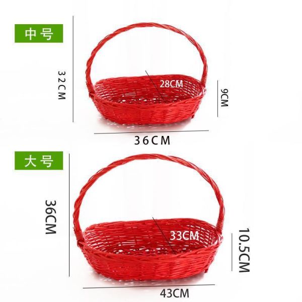 OEM Large Gift Basket Bread Flower Picnic Handmade Woven Custom Straw Wicker Rattan Storage Basket Wicker Gift Baskets Bread Flower Picnic Handmade Woven Custom Wicker Rattan Storage Basket