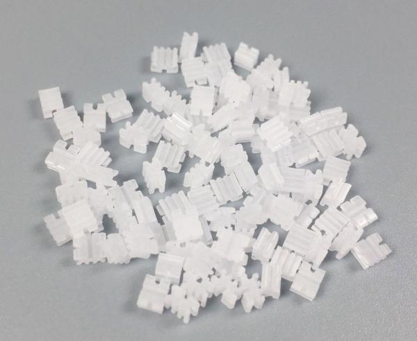Customized Ceramic Dental Braces With Comfortable Arc Shape Smooth Schemes