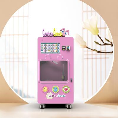 a máquina de venda automática automática do algodão doce 240V atualizou continuamente a máquina de venda automática feericamente de Floss