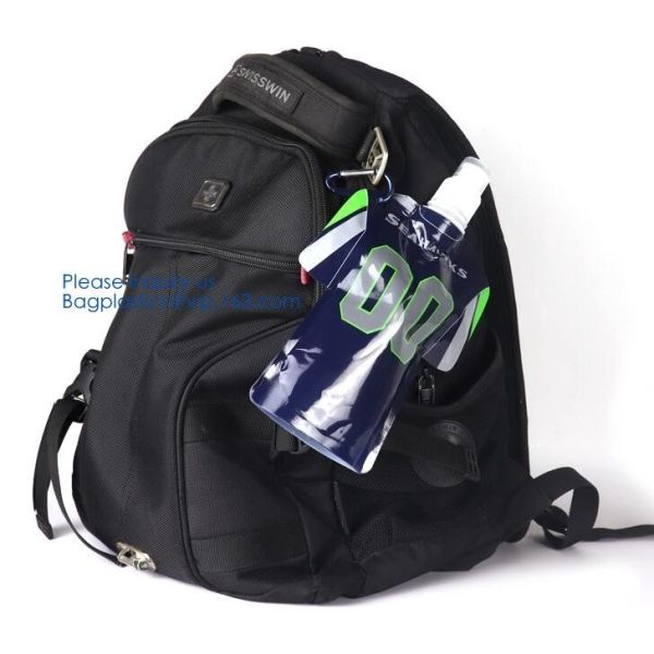 Биодеградабле жидкостная упаковывая таможня мешка доказательства утечки изготовленная на заказ сумка питьевой воды спорт сумки воды 1 галлона складная