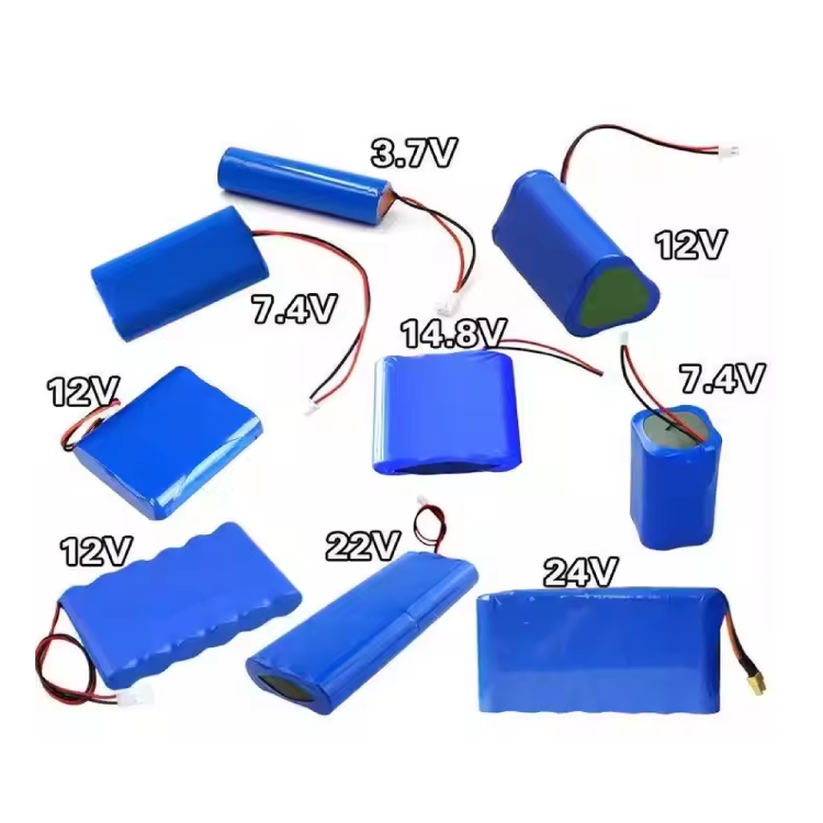 Li-ion Polymer Battery Factory - Custom 3.7V 7.4V 12V 24V 18650 Lipo Battery Pack, Cylindrical Li Cells, OEM/ODM Service