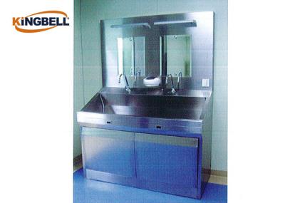 Floor Type Mirror Light Stainless Steel Portable Hand Sink Automatic Soap Dispenser