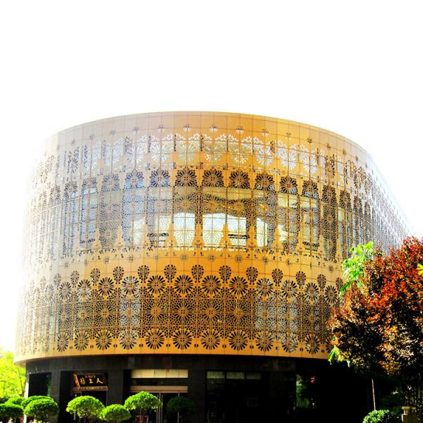 Aluminum 80% 2140mmx3300mm Seamless Curtain Wall