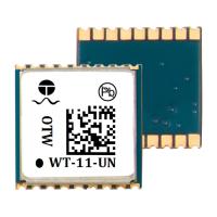 WT-11-UN A-GNSS GPS Receiver Module 72 canais para colares localizadores de cães / gatos