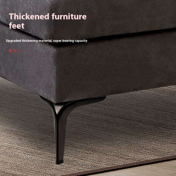 New Aluminium Metal Sofa Legs Lengthened Feet for Bed Chair Raised Support Dining Kitchen Table Furniture Wood Iron Hotels