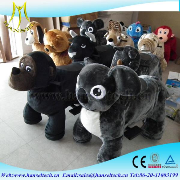 Hansel kiddie rides for hire coin operated car kids ride on car moving horse toys for kids plush animal electric scooter