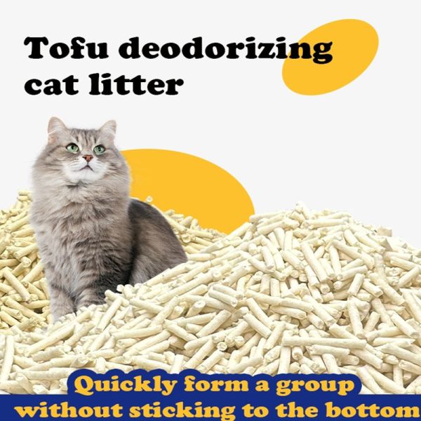 Organic Pet Supplies Tofu Cat Litter Plant-Based Natural Odor Control Low Dust