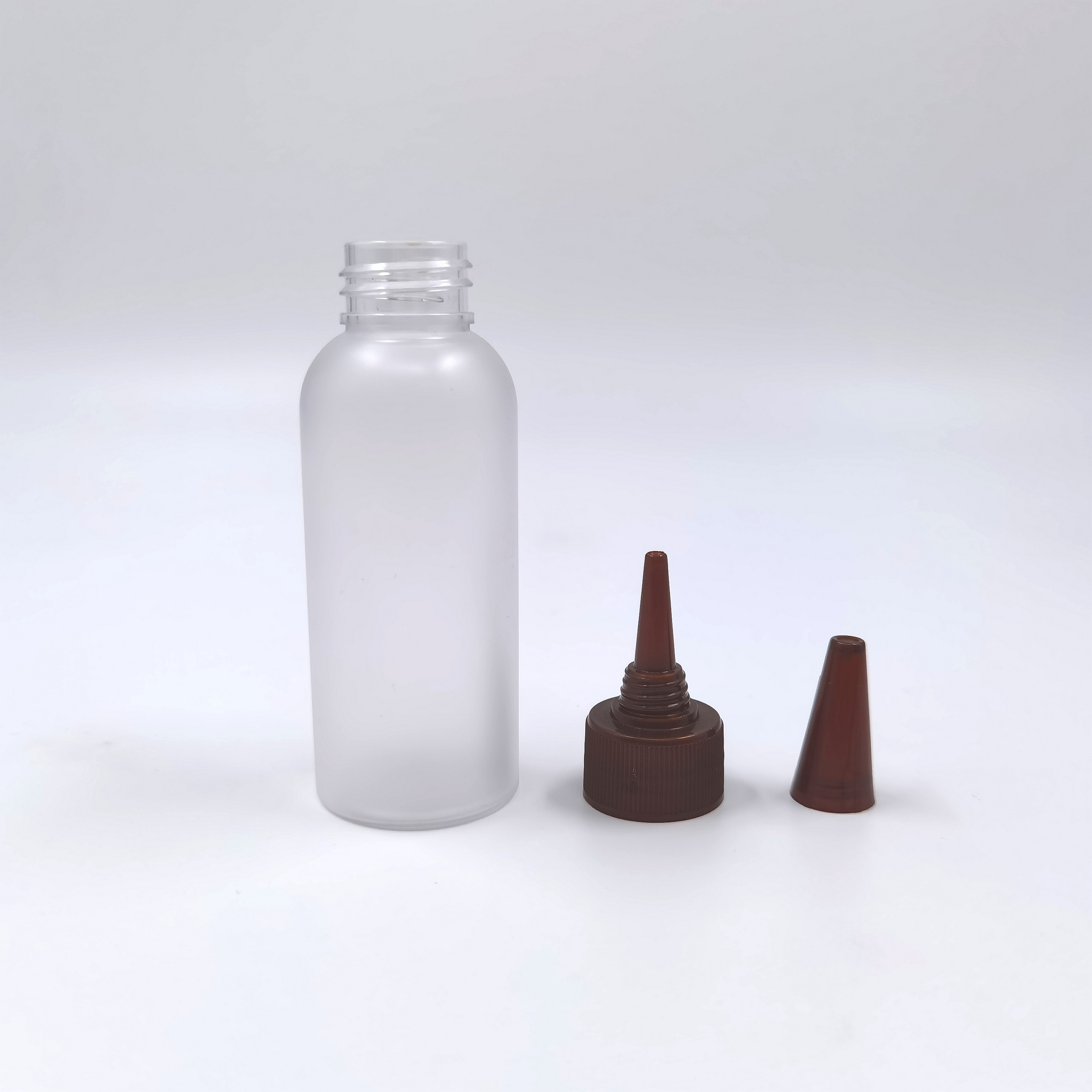 Замороженный контейнер 70ML воды сыворотки бутылки круглого ЛЮБИМЦА пластиковый с острой крышкой