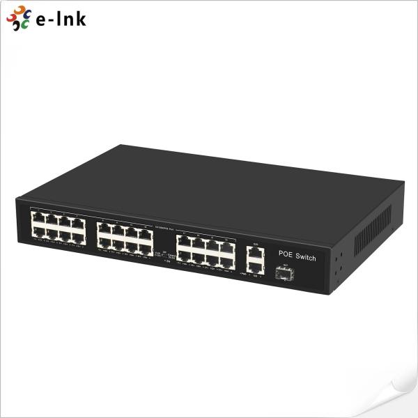 Interruptor 802,3 af de 16 ethernet do ponto de entrada dos portos 10/100M com um Uplink de 2 gigabits