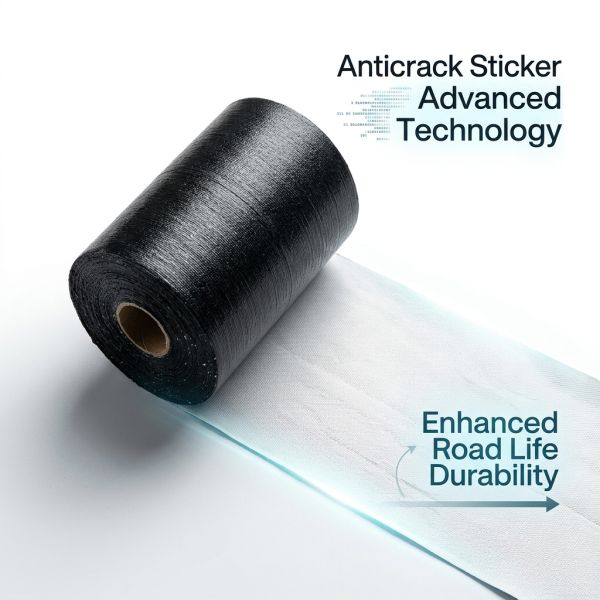 Polymer Reinforced Asphalt Crack Tape Waterproof Pavement Joint Repair Tape