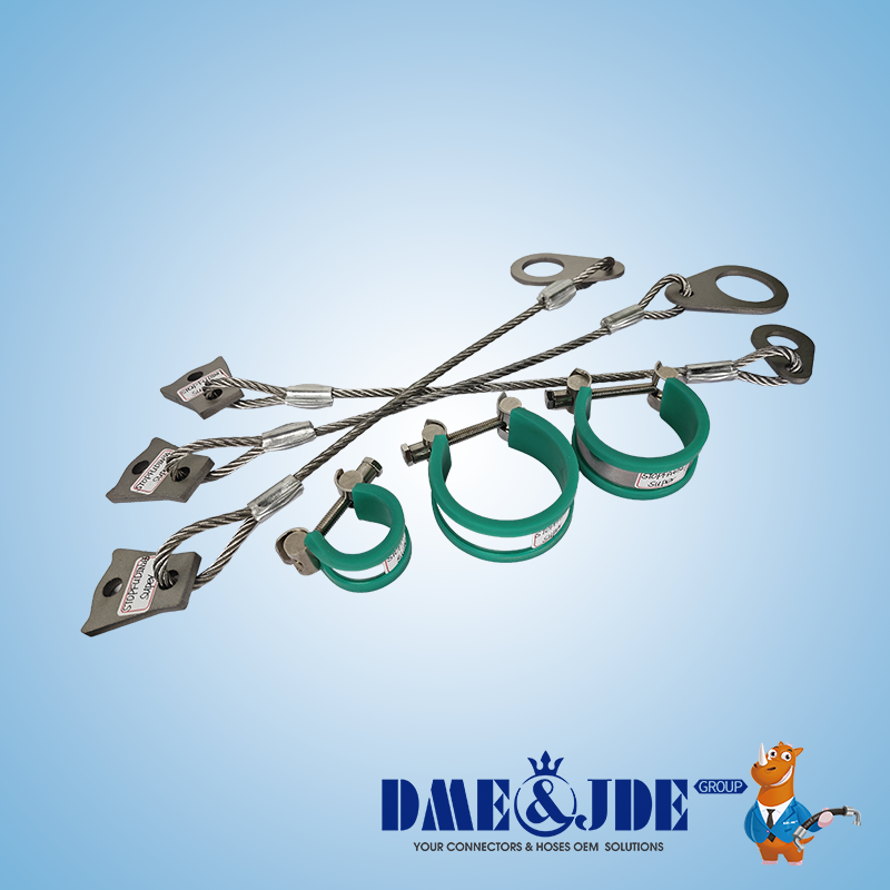 DME&JDE Hose Whip Restraint Hose Collar Secure Hose and Prevent Whipping
