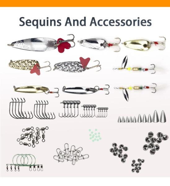 Plastic Fishing Lure Kit Metal Plastic Fishing Bait Fishing Tackle Set