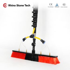 Herramientas de limpieza solar con pértiga alimentada por agua de fibra de carbono para lavado de paneles 10m 12m 15m