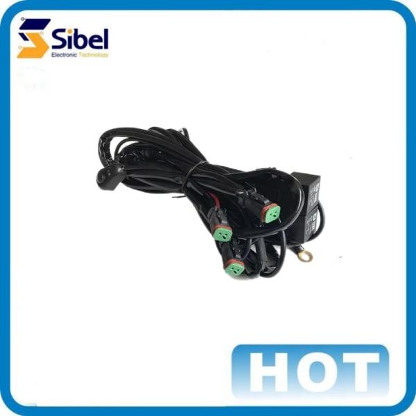 Manufacturer OEM ODM Wire Harness Cable Custom 7P Plug utility trailer wiring harness 7 way trailer wire harness