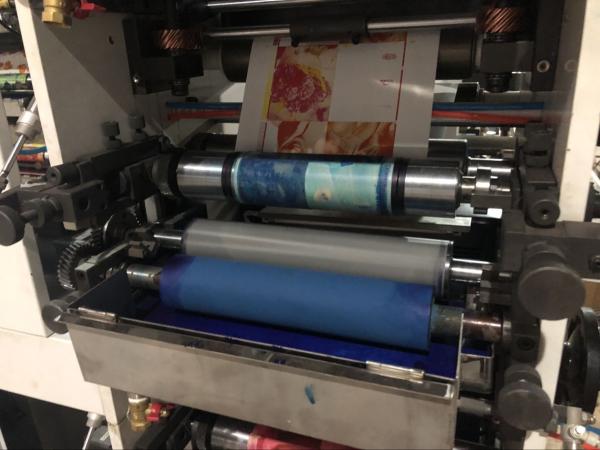 5 Color Wine Label Printing Machine 380v with hot stamping cold foil