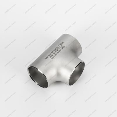 403L Stainless Steel Buttweld Pipe Fittings SS Equal Tee Corrosion Prevention