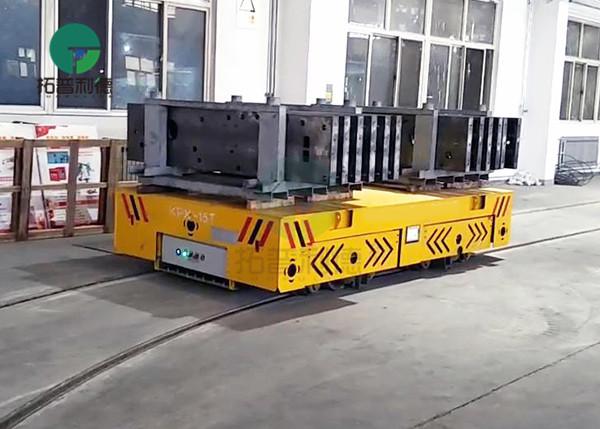 35 Ton Custom Steel Pipe Transport Rail-Bound Transfer Carriages with Battery Drive
