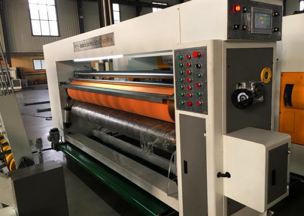 Diameter 282 mm Printer Roller Automatic Flexo Carton Box Printing Slotting Die Cutting Machine