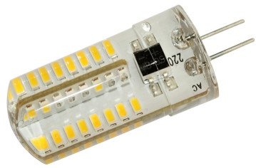 LED 3W G9 110/220v Dimmable Silicone Chandelier Crystal Indoor Lamp construction plastic small night light saving light