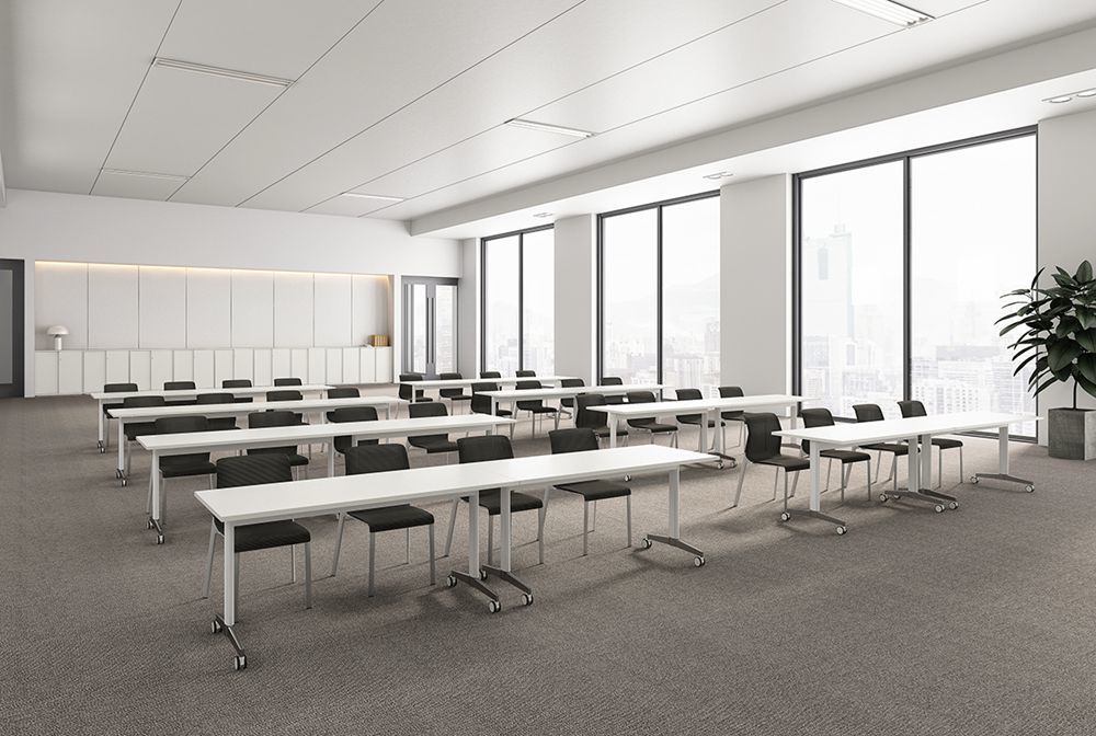 Stackable Flip Top Training Tables 1.2m 1.4m 1.5m 1.8m Flip Top Conference Room Tables