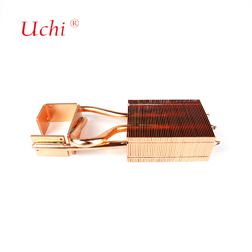 220W Copper Fin Heat Sink Buckle Type for Projector Lamp Optical Cooling