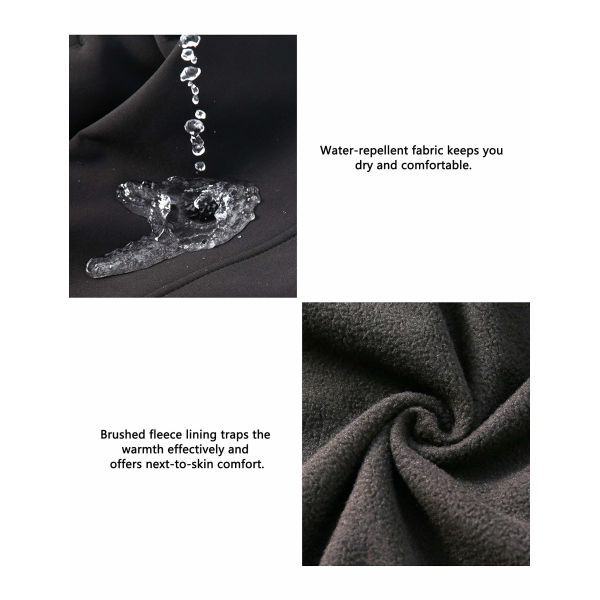 100% Polyester Water Repellent Custom Outdoor Clothing Removable Hood Breathable Inner Fleece