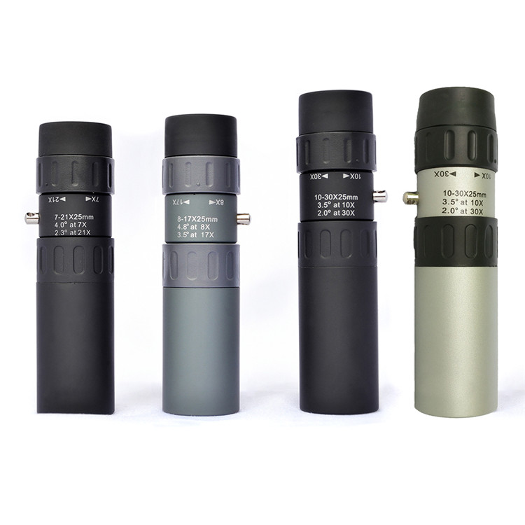 Долгосрочный Monocular оптический инструмент 8-17X25 телескопа для наблюдать птицы