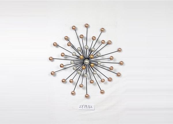 Home Bedroom Floral Handcrafted Metal Wall Art Decor