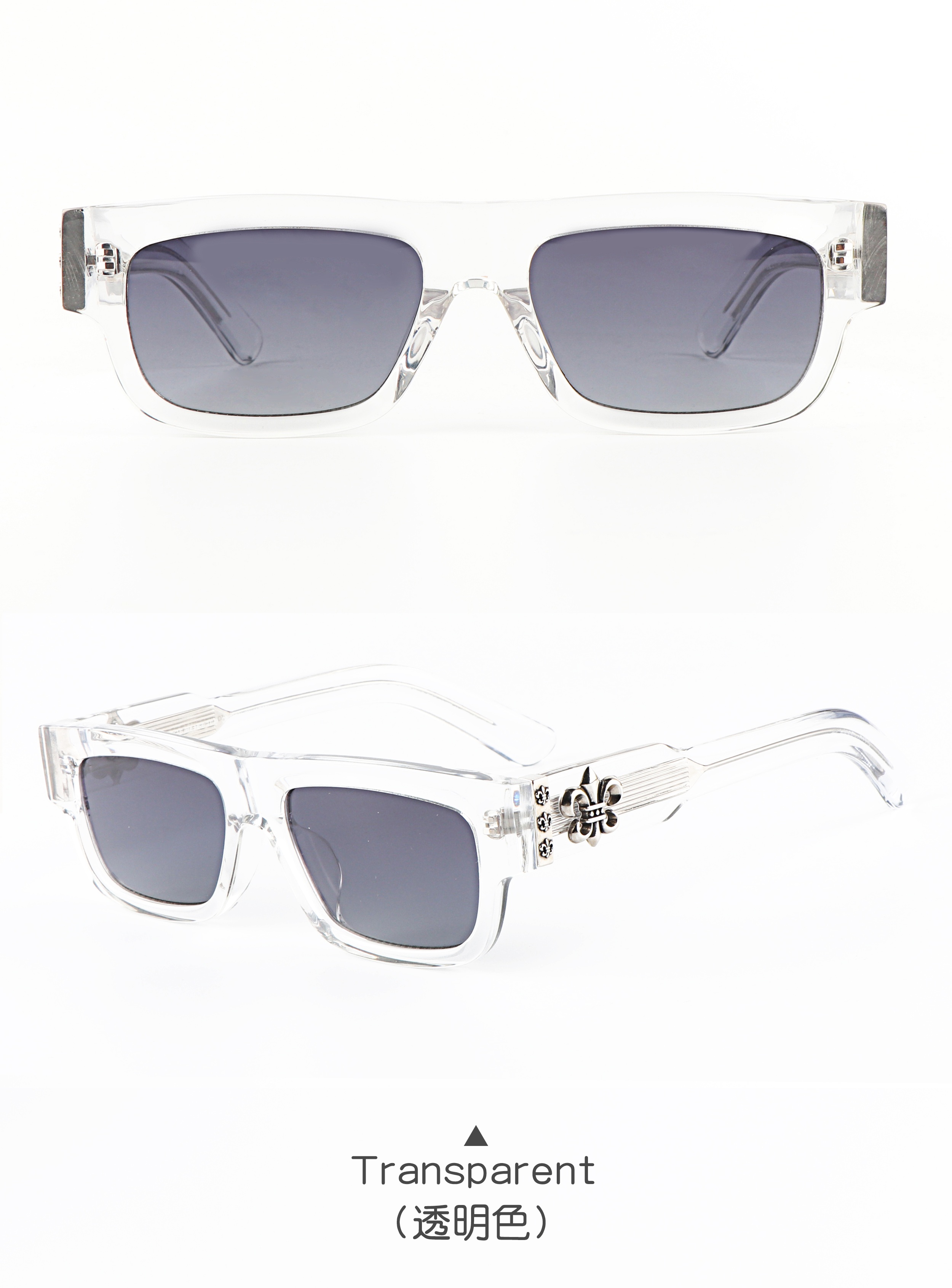 2025 Top-10-Luxury Brand Designer Stylish Men Women Spectacle Frames Fashion White Acetate Unisex Party Sunglasses Custom Logo