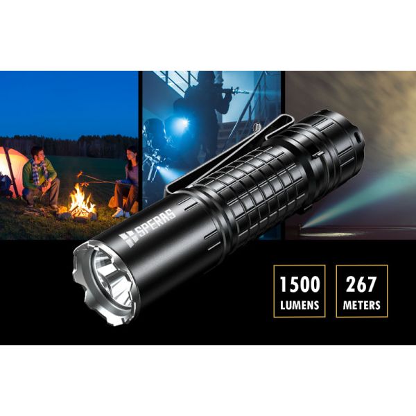 security defense waterproof 2m Submersible LED Tactical Torch