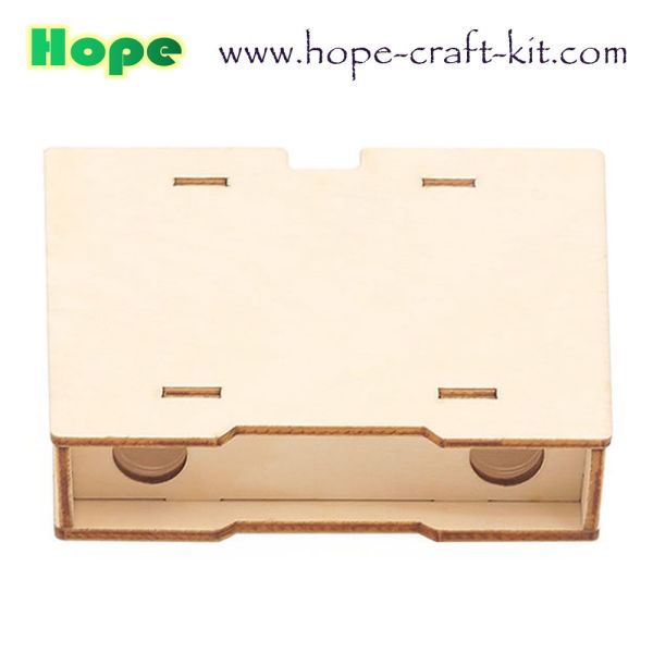 Kids Scientific DIY BInoculars Toys Natural Wooden Color Telescopes Easy Assembly for STEM Optical Education OEM ODM