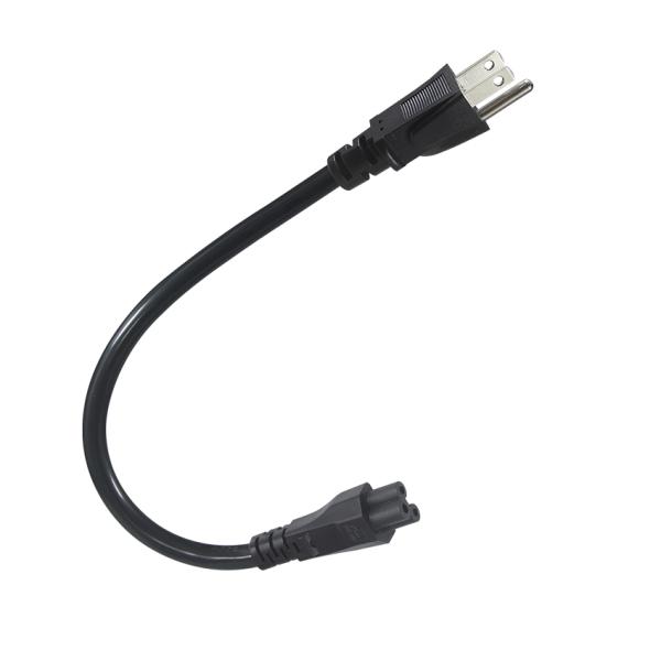 Cable de alimentación JIS C 8303 a IEC C5 125V 10A para portátiles
