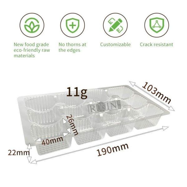 Disposable Plastic Chocolate Packaging Blister PET Chocolate Tray Plastic