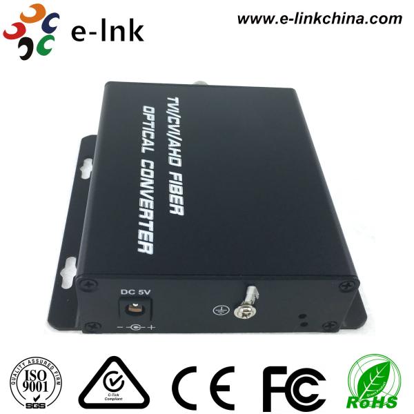 Canal HD-AHD/HD-CVI/HD-TVI /CVBS 4 do conversor 1 da fibra de Ahd do cabo coaxial em 1