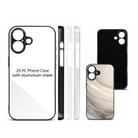 Sublimation Mobile Cover For Iphone 16 Pro Custom Printing 2D PC Blank Sublimation Phone Cases