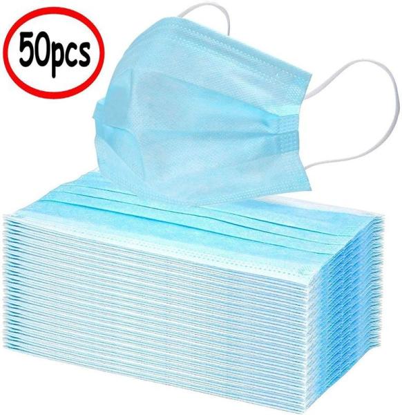 Disposable Surgical Face Mask Elastic Earloop Style With Low Breath Resistance