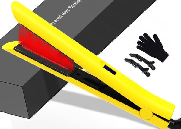 35W Adjustable Temperature Infrared Flat Iron Titanium Plate Suitable For All Hair