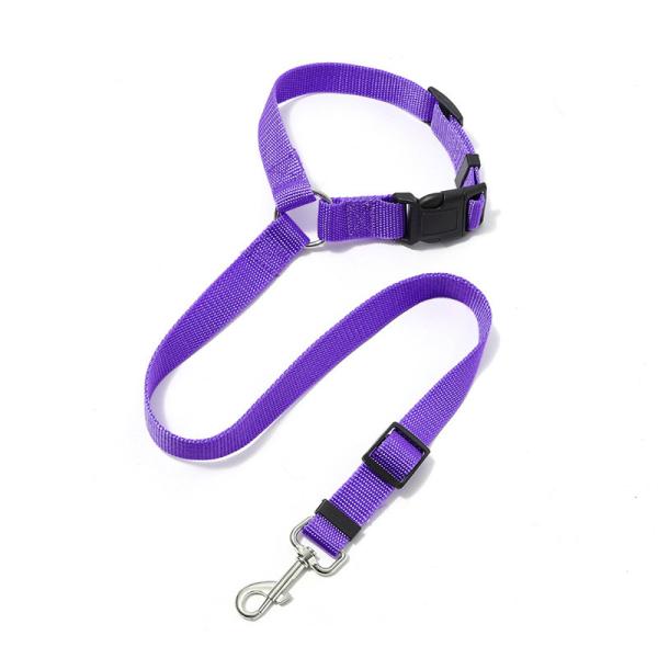 Premium Quality Dog Seat Belt | Heavy-Duty Pet Car Safety Harness | Durable Polyester Vehicle Restraint | Professional Grade Car Leash (4 Colors Available)