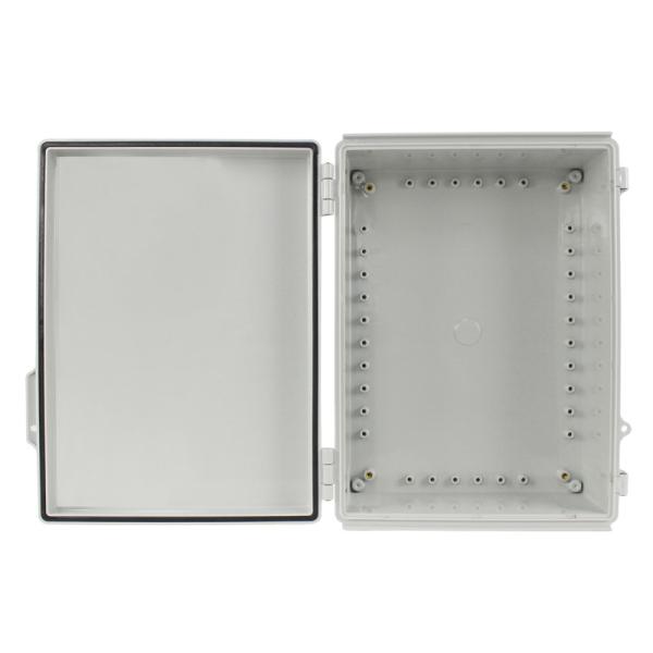 380x280x130mm / 14.96x11.02x5.11 Watertight Clear Plastic Enclosure Boxes with Latch Lock