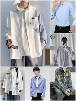 Cotton Polyester Mens Polo Shirts Fashion Long Short Sleeve Shirts Kcs30